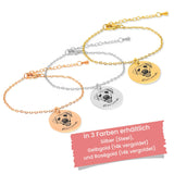 Armband mit graviertem Hundeportrait