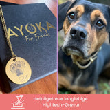 Seelenhund Erinnerungskette – Gravur & Geschenkbox