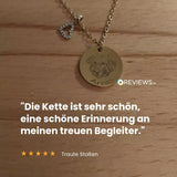 Seelenhund Erinnerungskette – Gravur & Geschenkbox